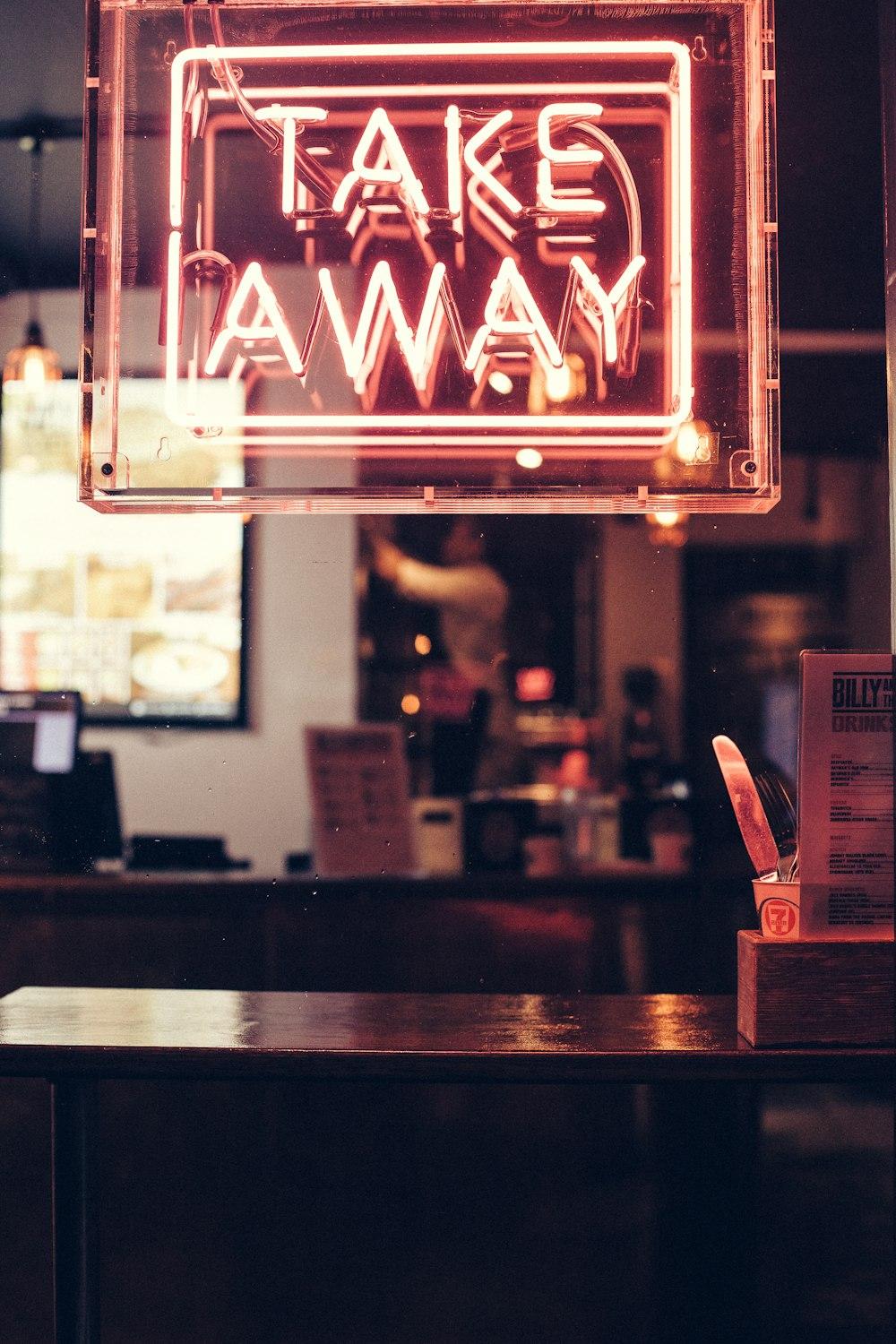 An order collected at the counter